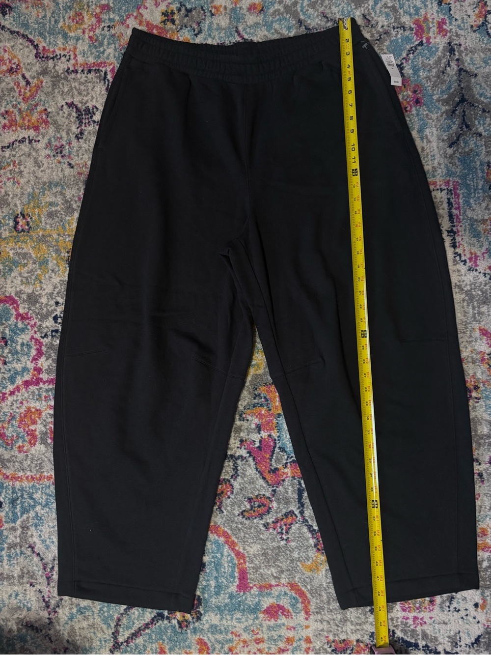 GAP Black Wide-Leg Jogger Pants